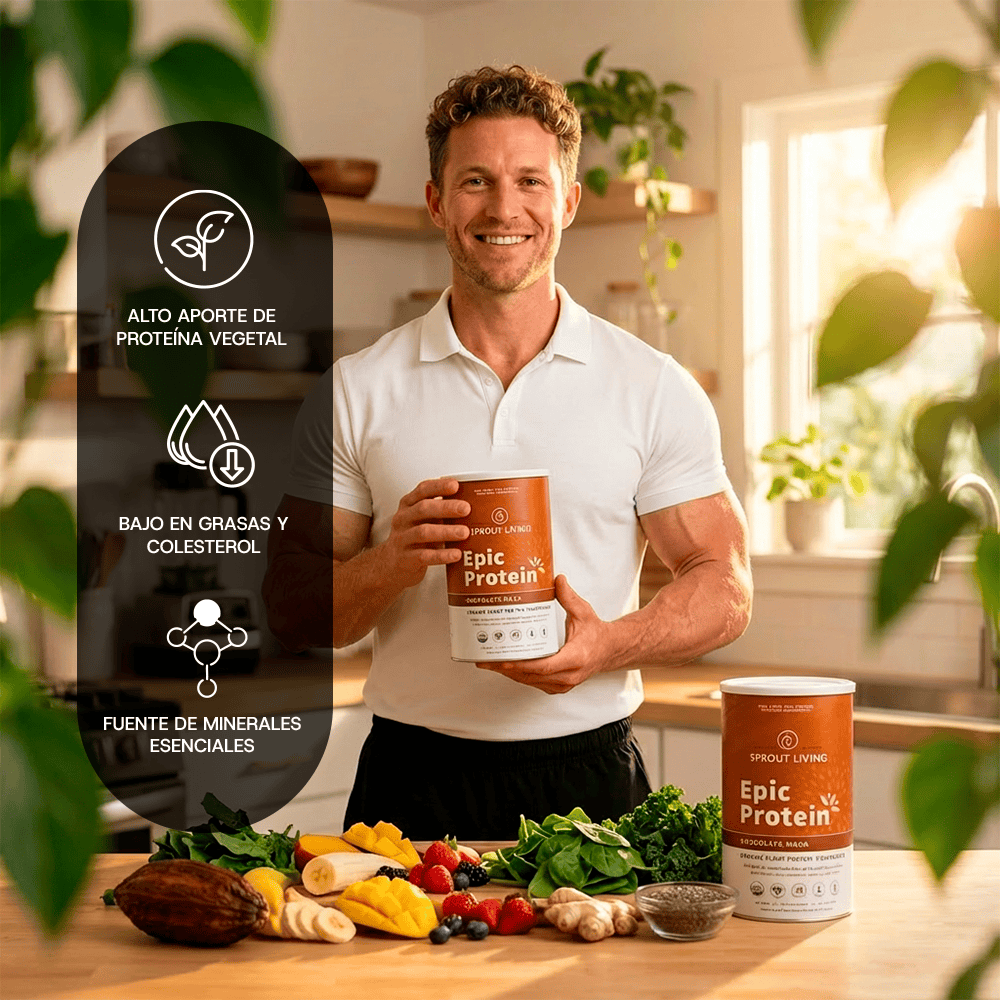 Proteína vegetal orgánica Epic Protein Chocolate