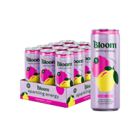 Bebida energética burbujeante Raspberry Lemon Bloom