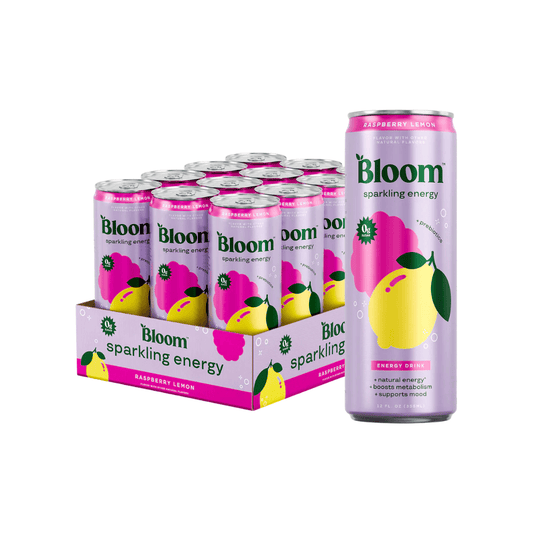Bebida energética burbujeante Raspberry Lemon Bloom