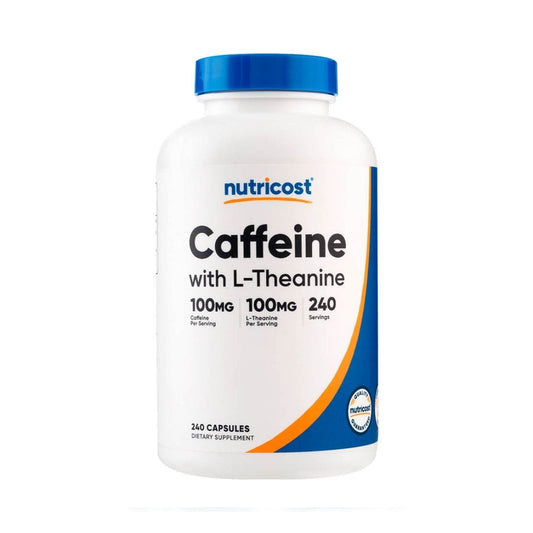 Cafeína con L-Teanina Cápsula Nutricost
