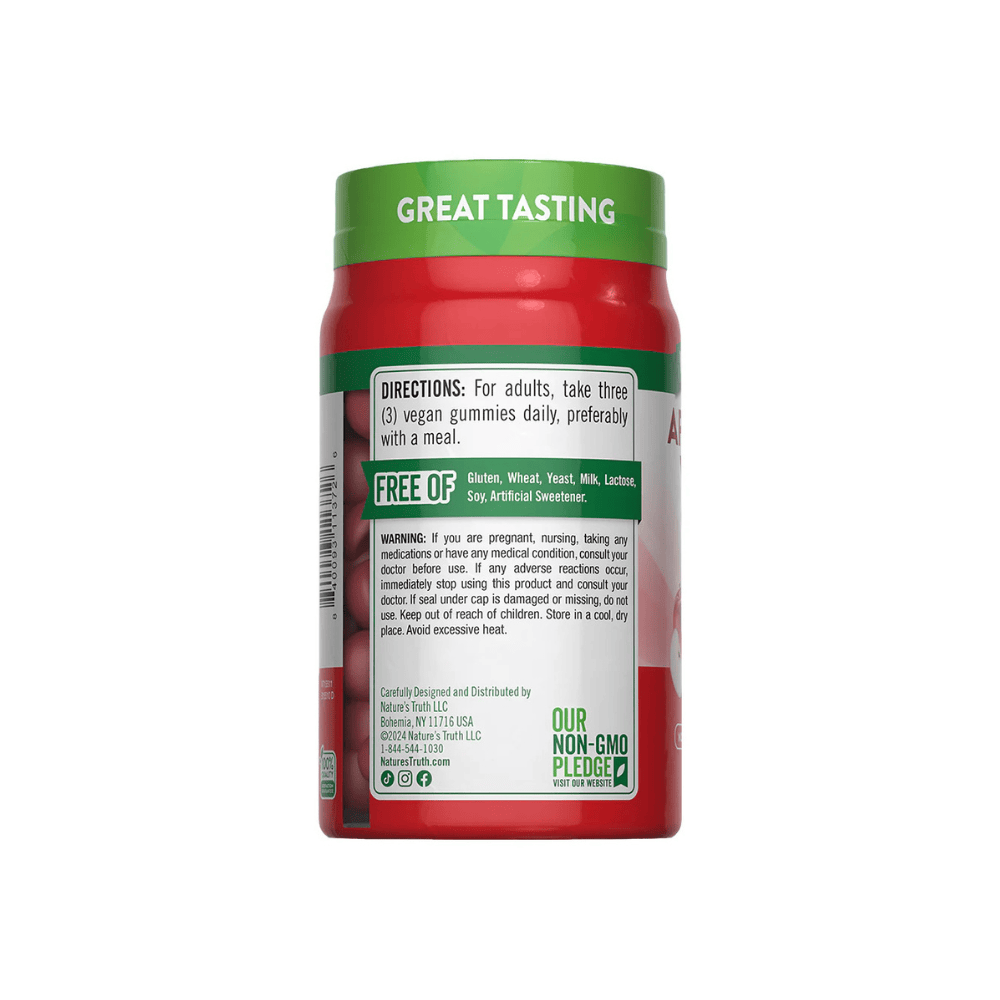 Gomitas de Vinagre de Manzana 600 mg Natures Truth