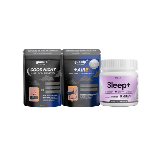 Tiras Nasales Gudslip 30 und+ Cinta Bucal 30 und + Sleep+
