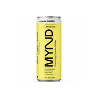 Agua con proteína espumosa Mynd Limón Ginger