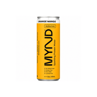 Agua con proteína espumosa Mynd Mango naranja