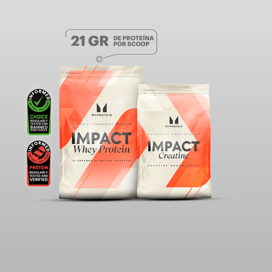 Papá Fuerza 60D: Impact Whey 2.5kg + Creatina 500gr