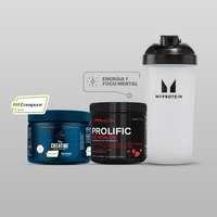 Papá Pump Pro: Creatine Creapure 250gr + Prolific 280gr mix + Shaker MyProtein 600 ml