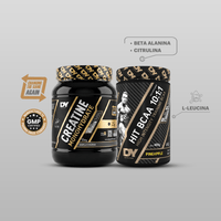 Fuerza & Recuperación DY: Creatina DY 500gr + HIT BCAA Piña 400gr