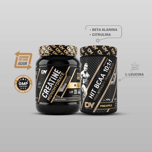 Fuerza & Recuperación DY: Creatina DY 500gr + HIT BCAA 400gr
