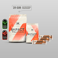 Impact Whey Protein Chocolate 1 kg + Impact Creatine 250 g + 3 Barras layered Cookie