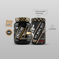 Doble Performance: Creatina 500g DY + HIT BCAA Fresa 400g