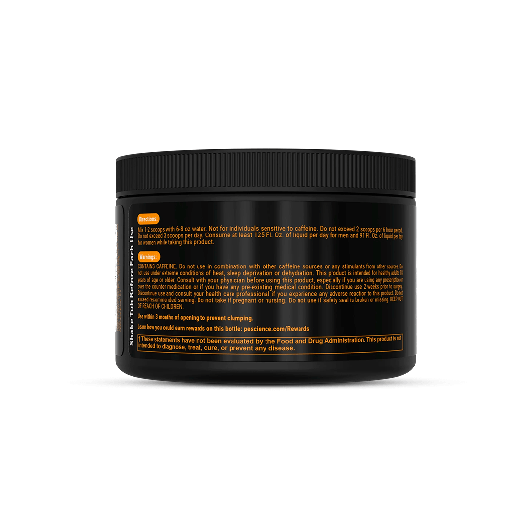 Suplemento energizante Alphamine 225 Gr - 30 servicios, ideal para potenciar tu rendimiento en el entrenamiento.