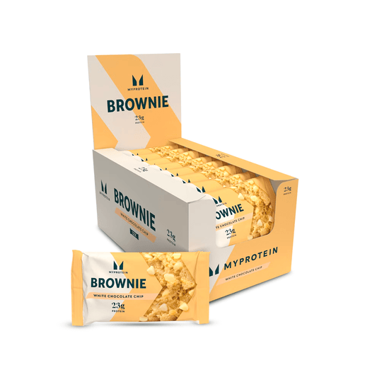 Caja Brownie de proteína Chocolate blanco 23g