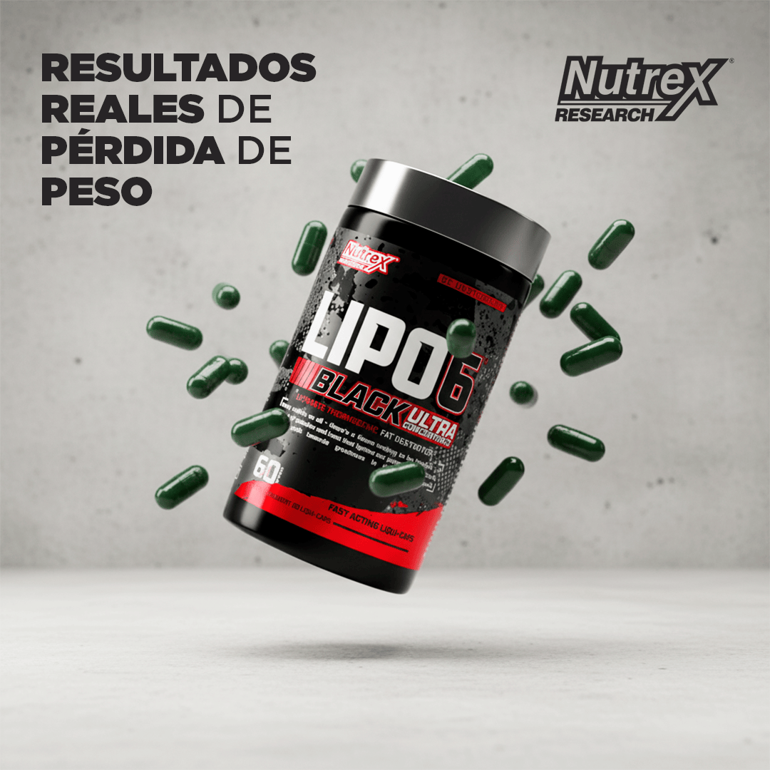 Lipo 6 Black Ultra Concentrated 60 cápsulas Nutrex