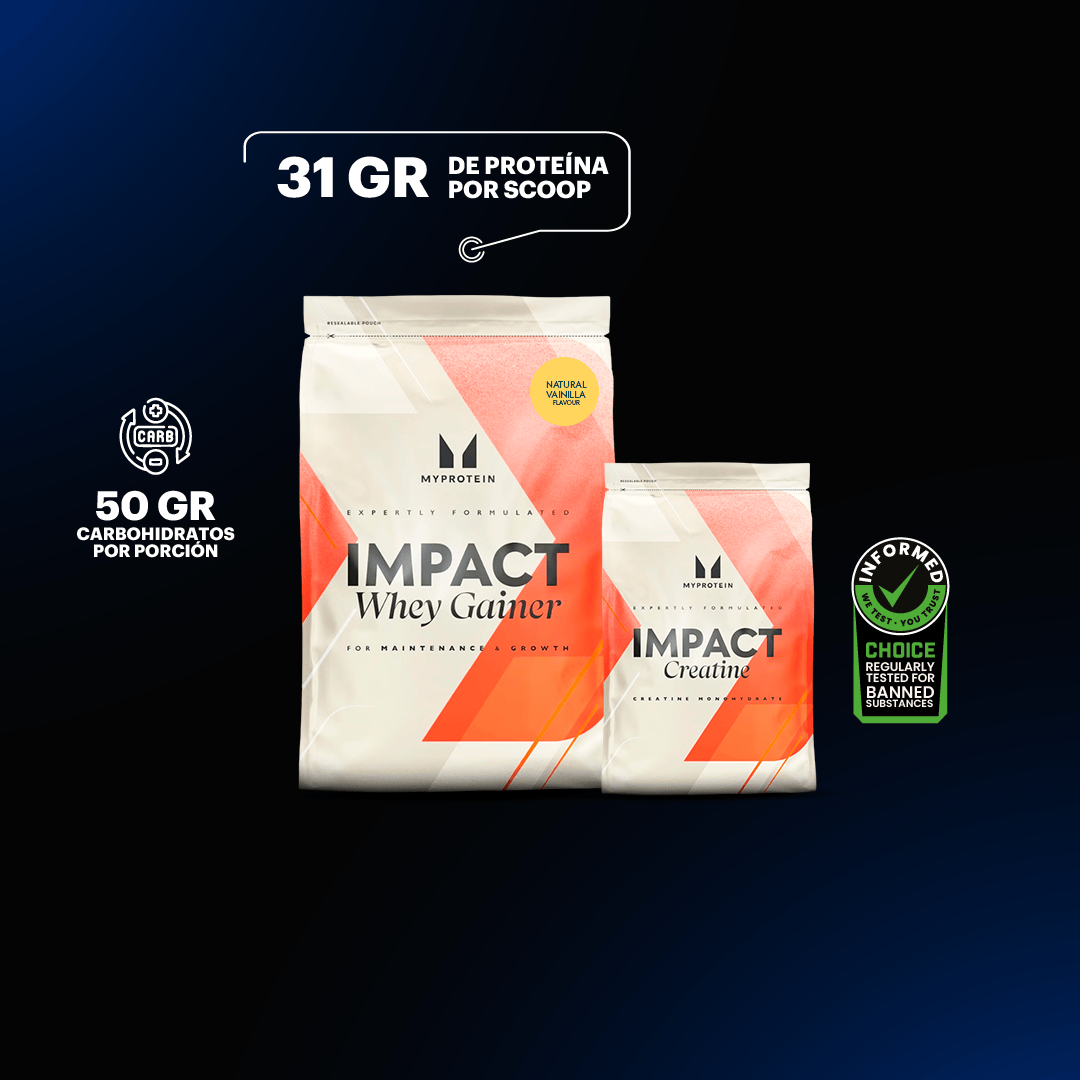Impact Gainer Vainilla 2.5kg + Creatina 250gr MP