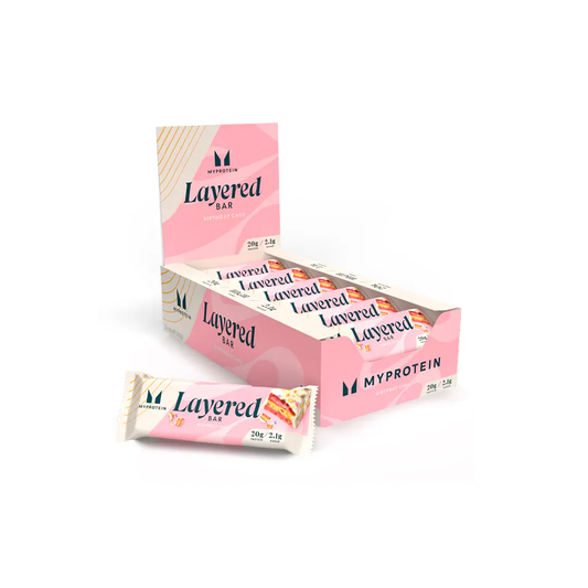 Caja de barras de proteína Layered Vainilla 20gr