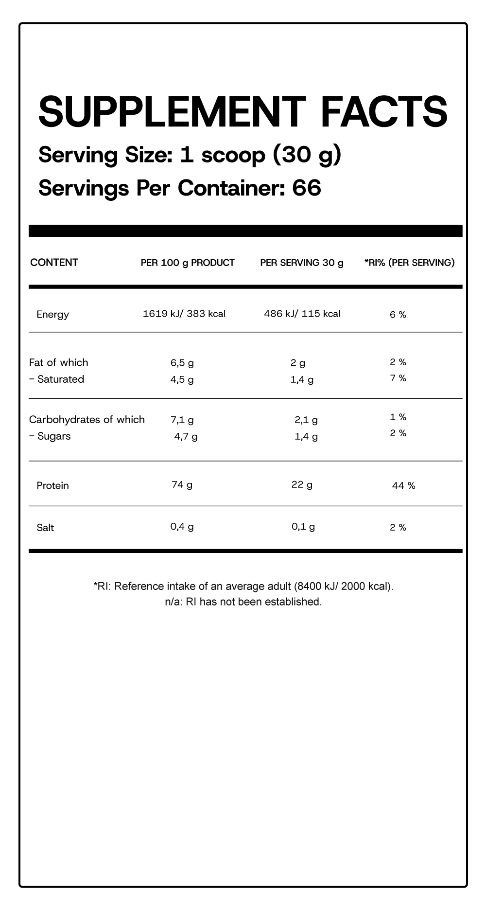 Información nutricional