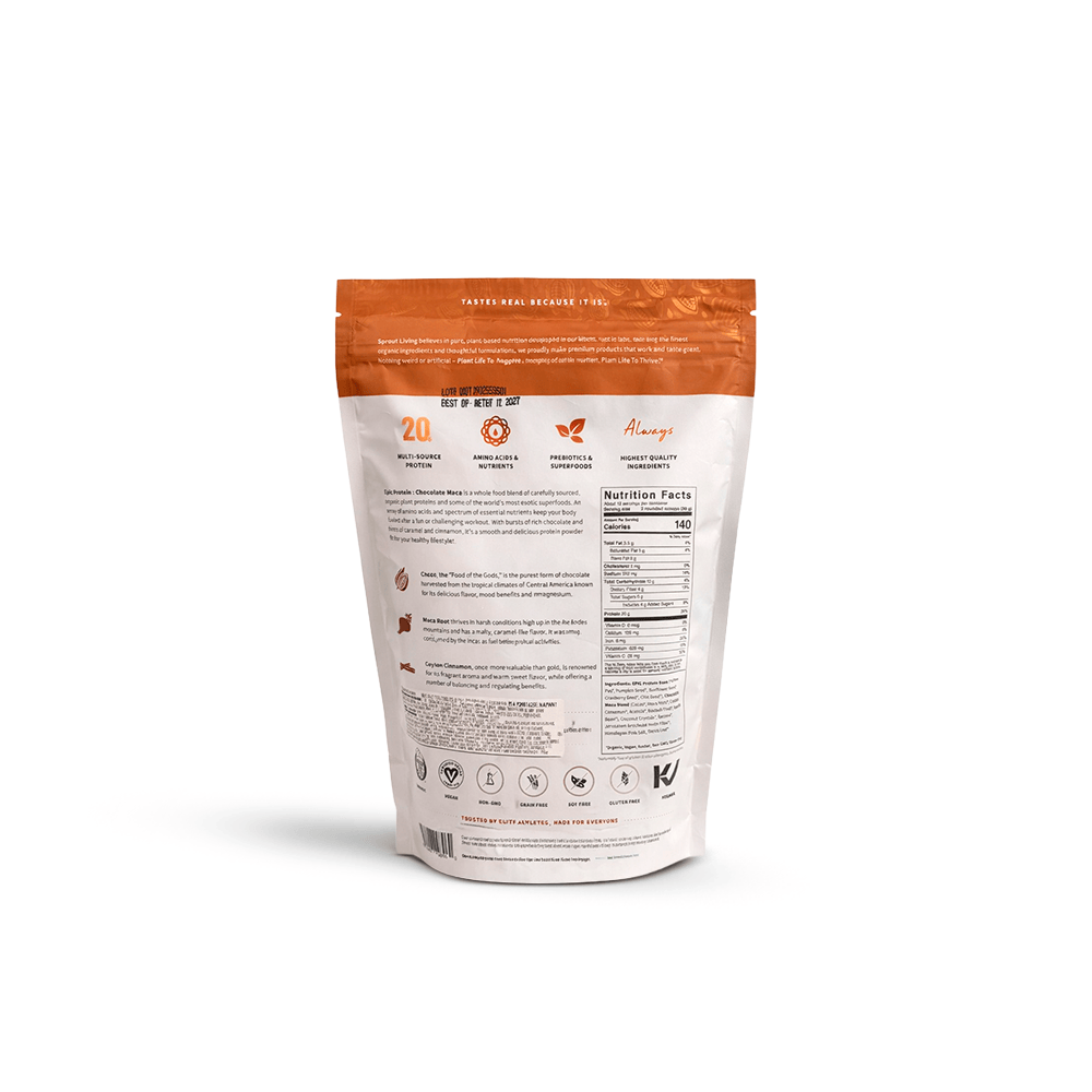 Proteína vegetal orgánica Epic Protein Chocolate