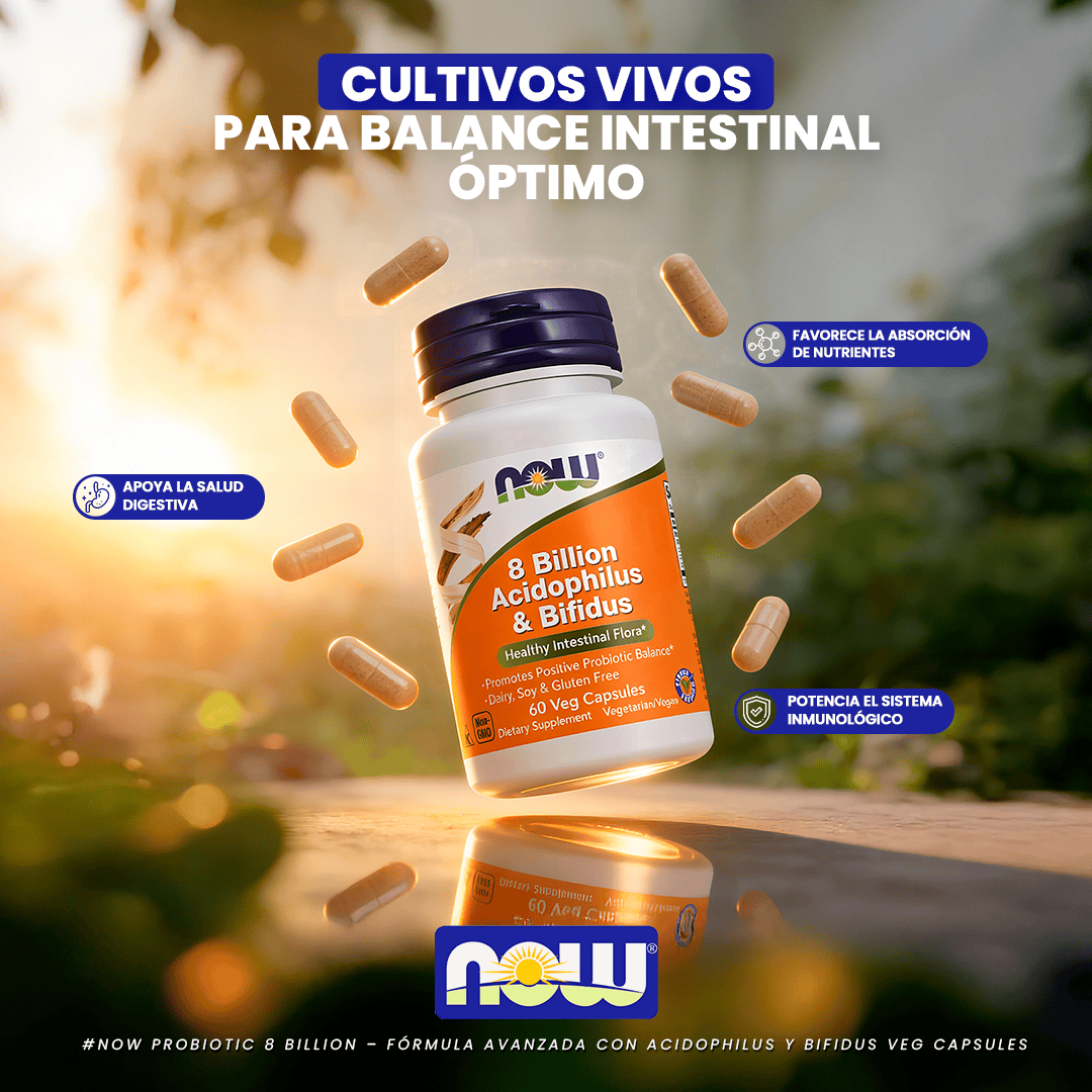 PROBIÓTICOS 8 Billion Acidophilus & Bifidus