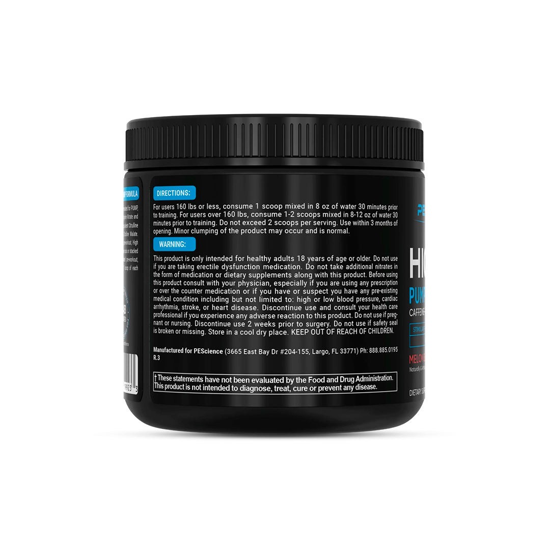 Pre Workout High Volume