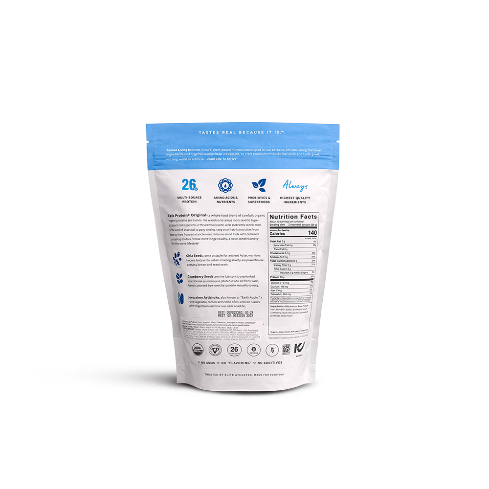 Proteína vegetal orgánica Epic Protein Original