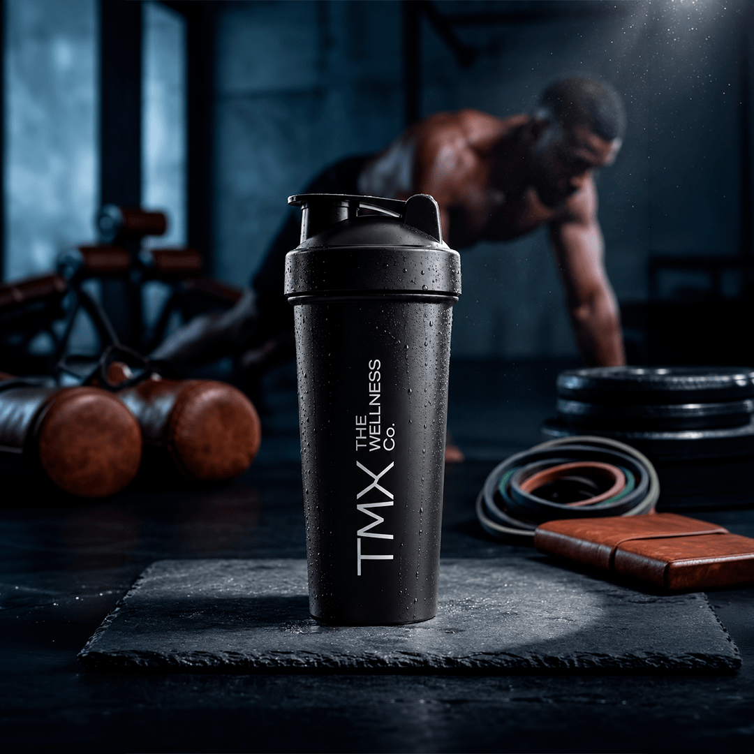 Shaker Negro 600 ml TMX Wellness