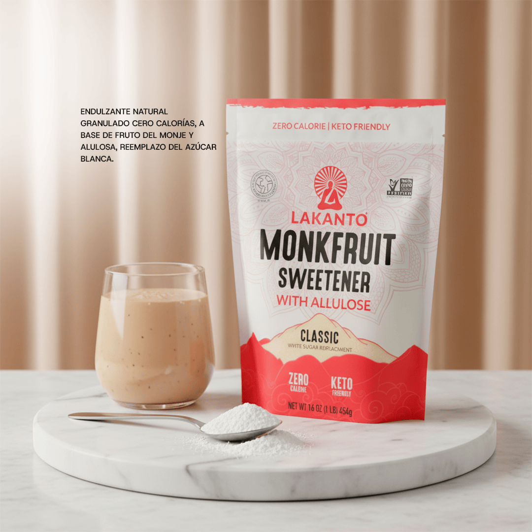 Lakanto sweetener allulose + monkfruit