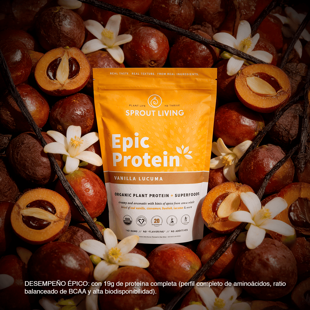 Proteína vegetal orgánica Epic Protein Vainilla Lucuma