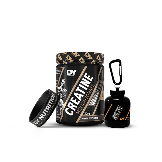 Mamá sin Límites: Creatina 300gr DY + Pulsera DY Nutrition + Llavero Embudo