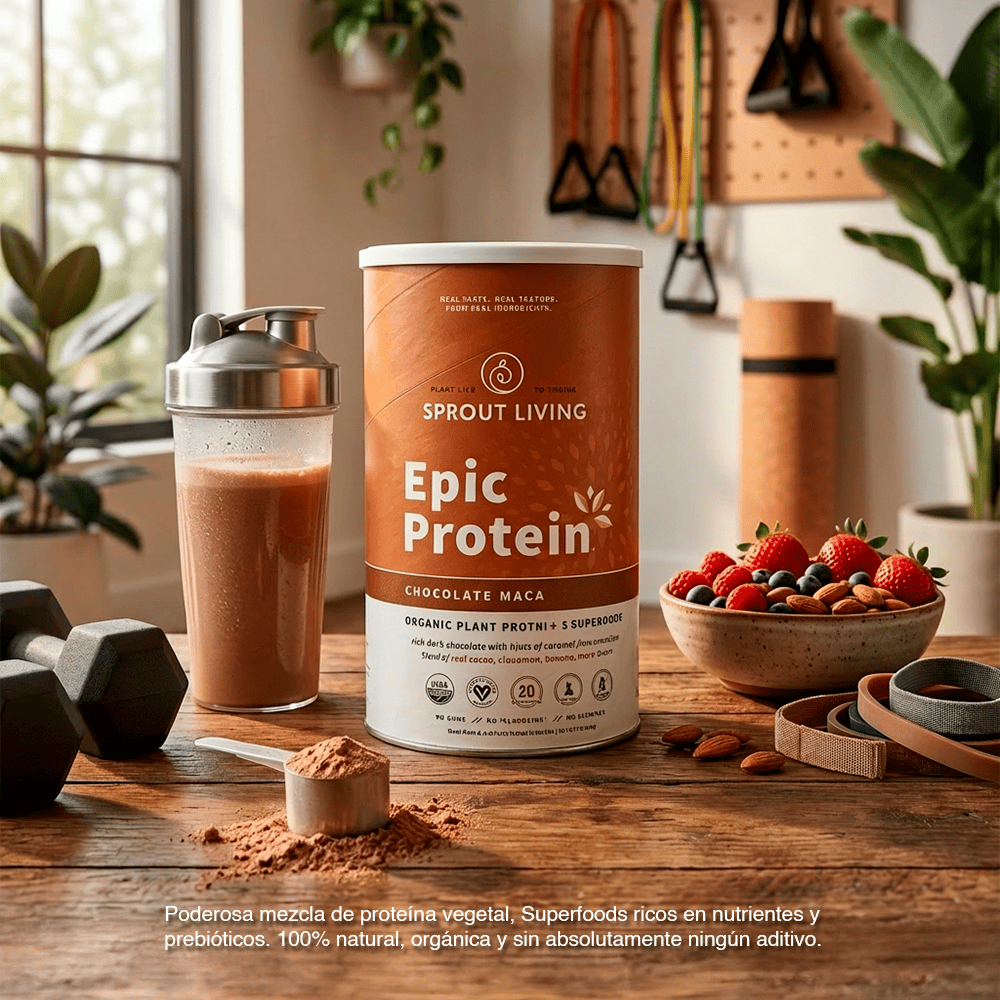 Proteína vegetal orgánica Epic Protein Chocolate