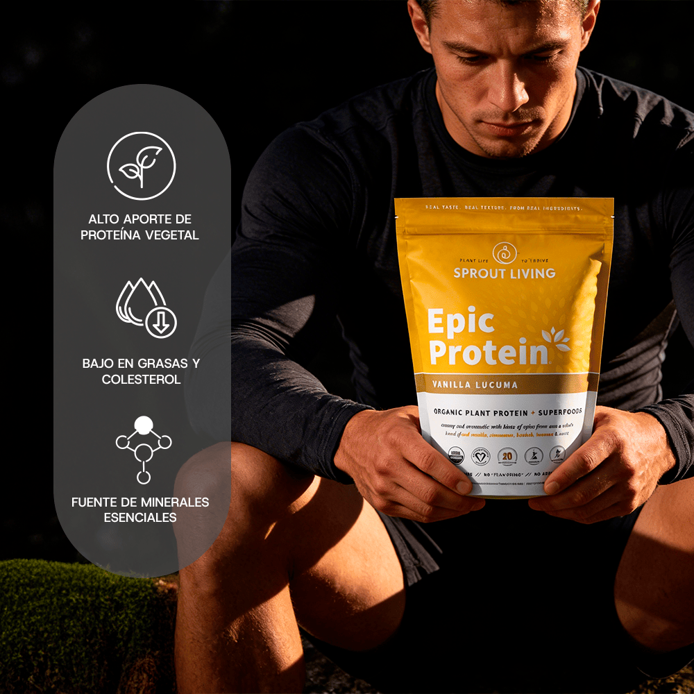 Proteína vegetal orgánica Epic Protein Vainilla Lucuma
