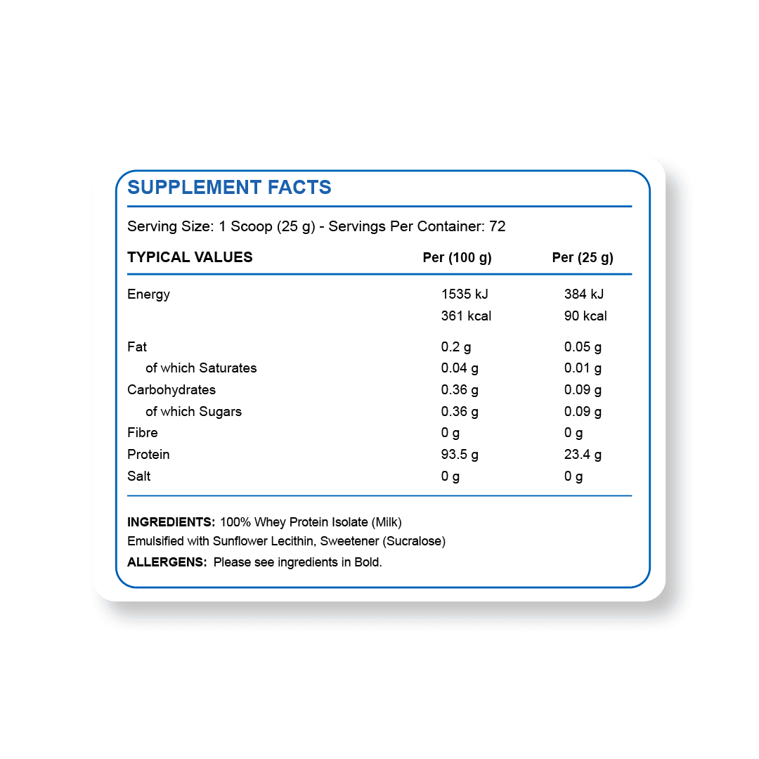 Iso XP Whey Protein Isolate