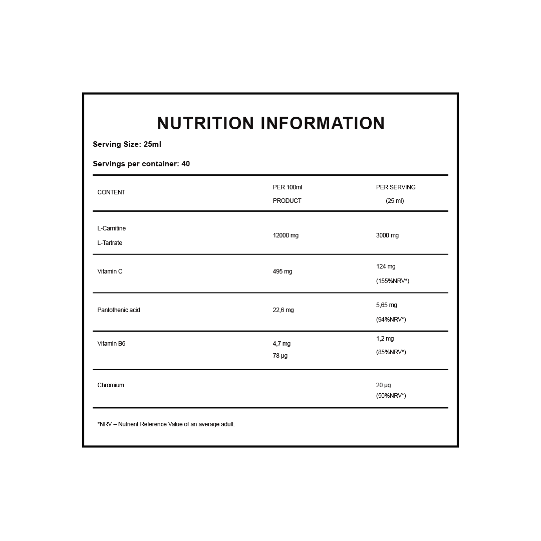 L-Carnitine XL para Potenciar Tu Rendimiento Fsico TMX - PE L-Carnitine XL para Potenciar Tu Rendimiento Fsico TMX - PE