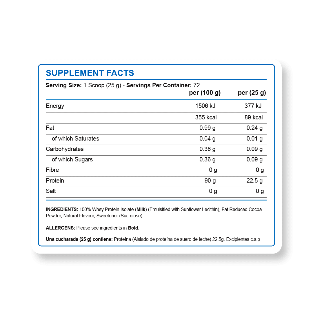 Iso XP Whey Protein Isolate