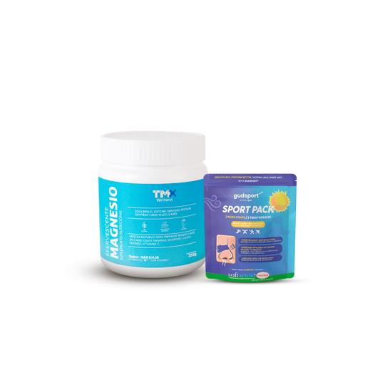 Magnesio Efervescente 250gr + 2 Tiras Nasales Gudsport de REGALO