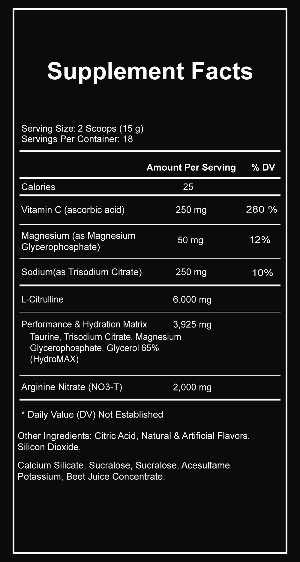 Información nutricional