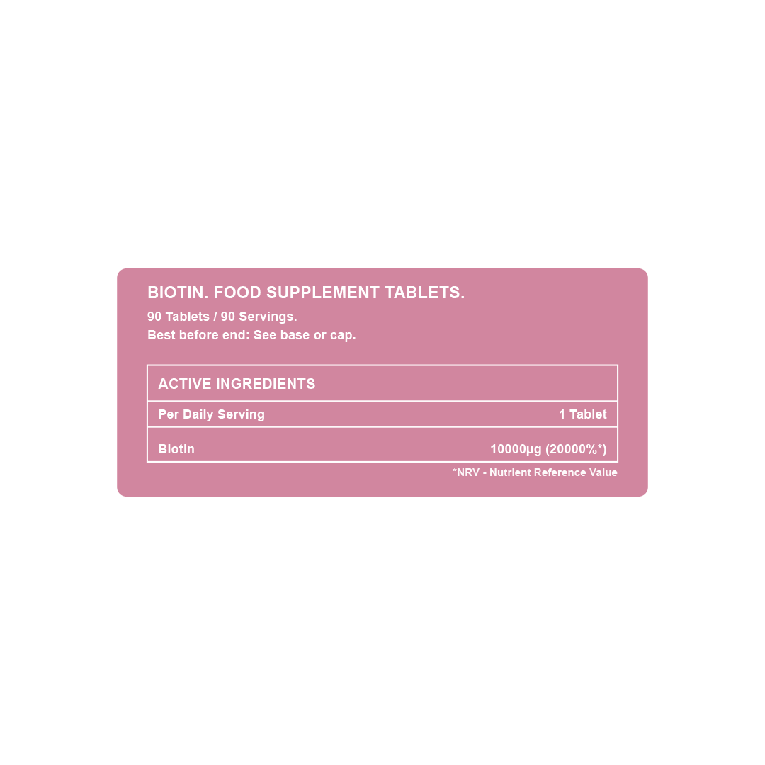 Biotina 90 tabletas My Vitamins