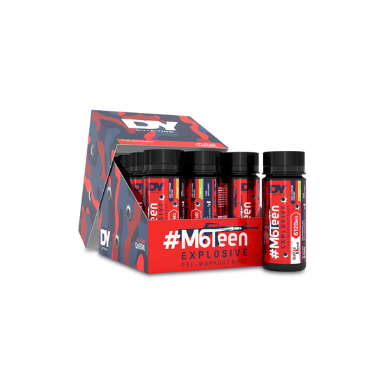 Caja de Pre-Workout M6Teen Liquid 12 Unidades de 60ml DY Nutrition