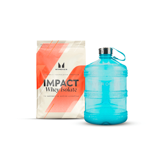 PROMO ANIVERSARIO: IMPACT ISOLATE 1KG + GALONERA MY PROTEIN CELESTE 1.9LTS