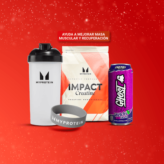 PROMO FIT: Creatina 500gr Mp + Shaker Mp 600 ML TAPA NEGRA + GHOST + Pulsera MP