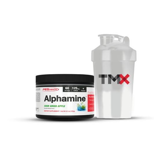 Alphamine Apple Green Sour + Shaker 400ml TMX