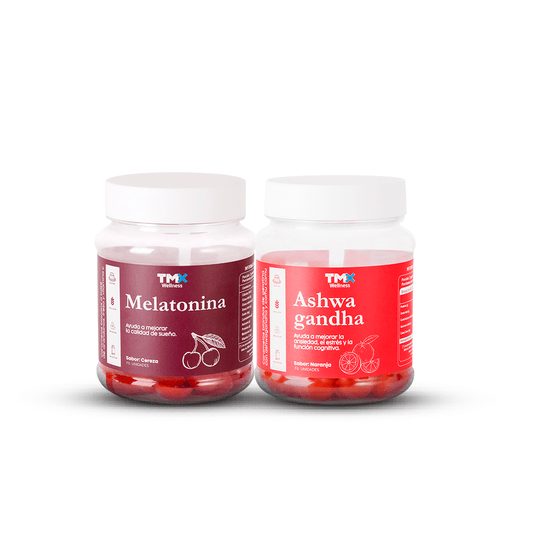 Promo Explosiva: Melatonina Gomitas + Ashwagandha Gomitas
