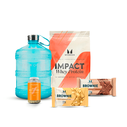 PROMO ANIVERSARIO: Impact Whey 2.5kg + Zinc (solo zinc en stock) + 1 und brownie chocolate o vainilla + galonera 1.9 LTS