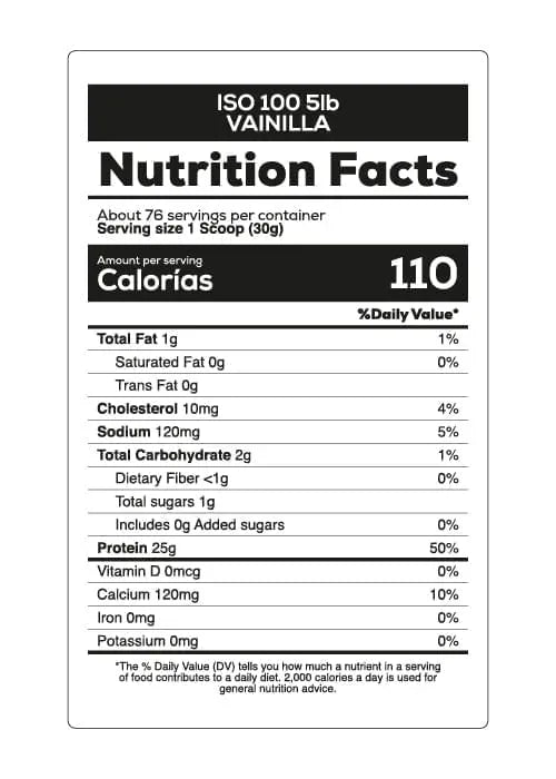 Iso 100 Hydrolyzed