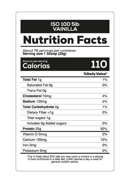 Iso 100 Hydrolyzed