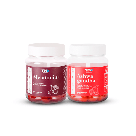 PROMO ANIVERSARIO: Melatonina Gomitas + Ashwaganda Gomitas