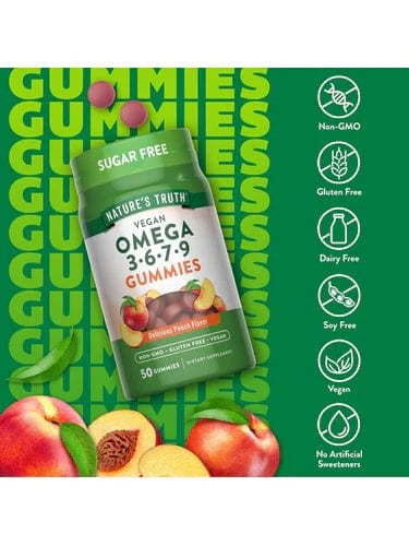 Omega 3-6-7-9 Gomitas | Origen Vegetal  Nature's Truth