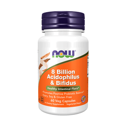 PROBIÓTICOS 8 Billion Acidophilus & Bifidus NOW