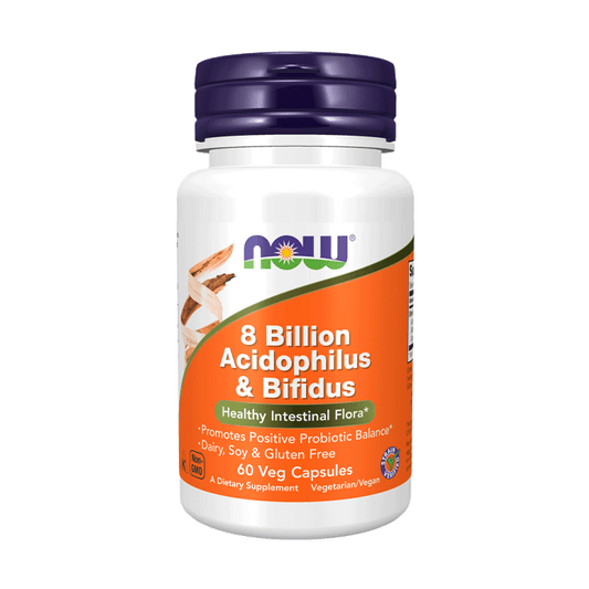 PROBIÓTICOS 8 Billion Acidophilus & Bifidus NOW