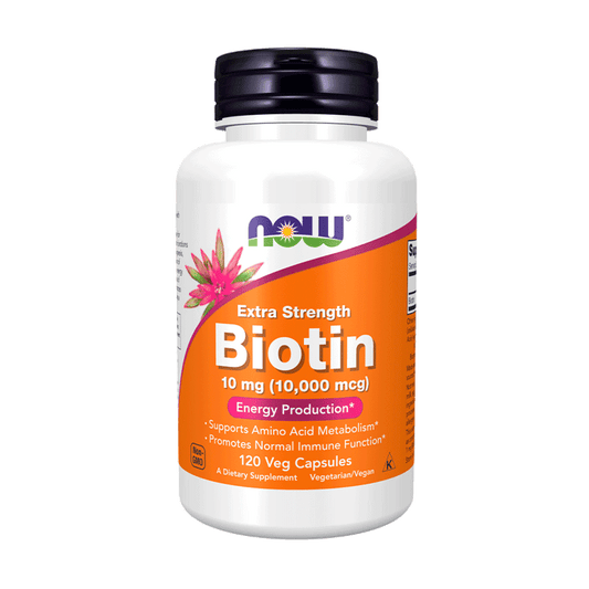Extra Fuerza Biotina 10,000 mcg NOW