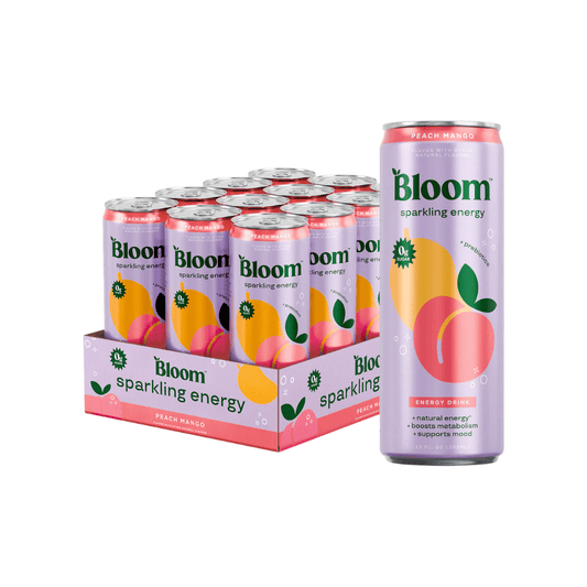Bebida energética burbujeante Peach Mango Bloom